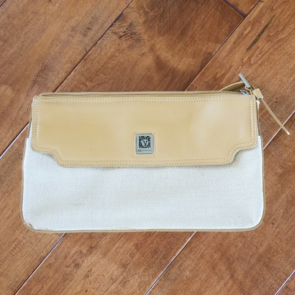 Anne Klein Purse w/Strap 11"x7" EUC